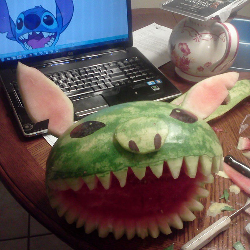 Stitch Watermelon Art