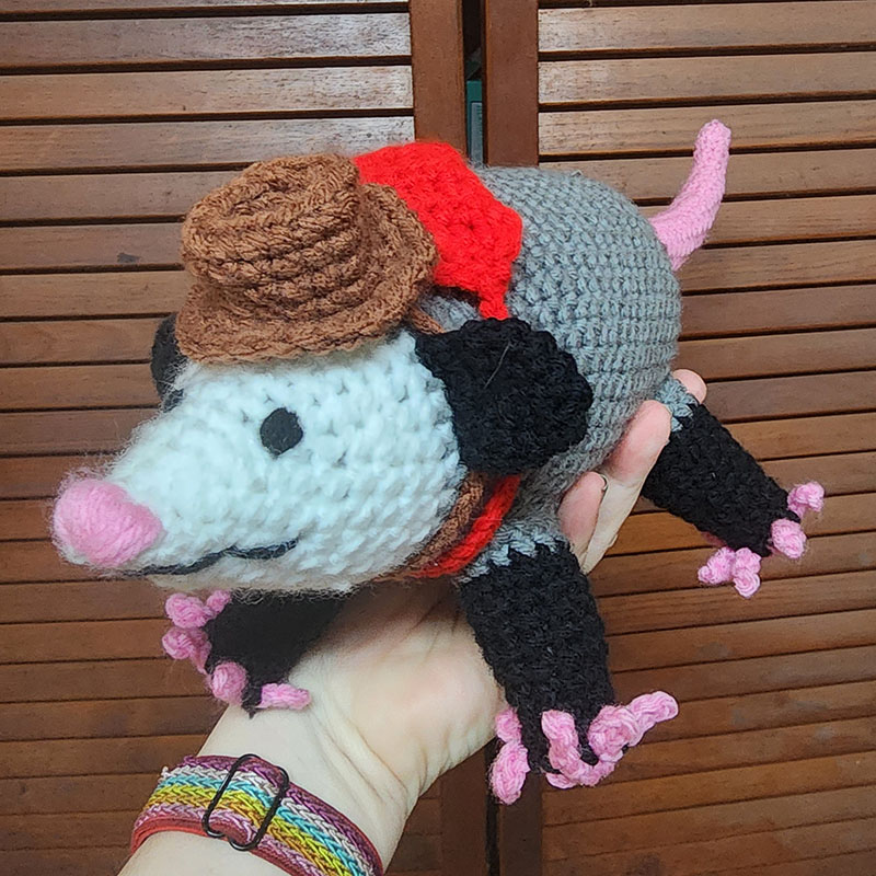 Cowboy Possum – Pattern by Nichet Corchet
