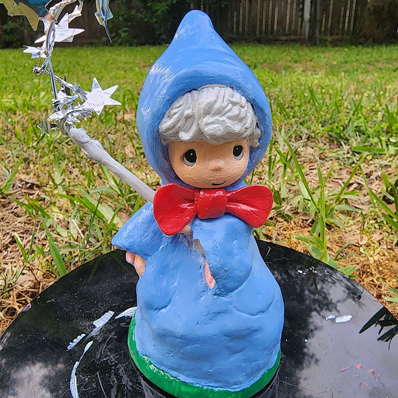 Redesigned Precious Moments Figure Godmother Cinderella