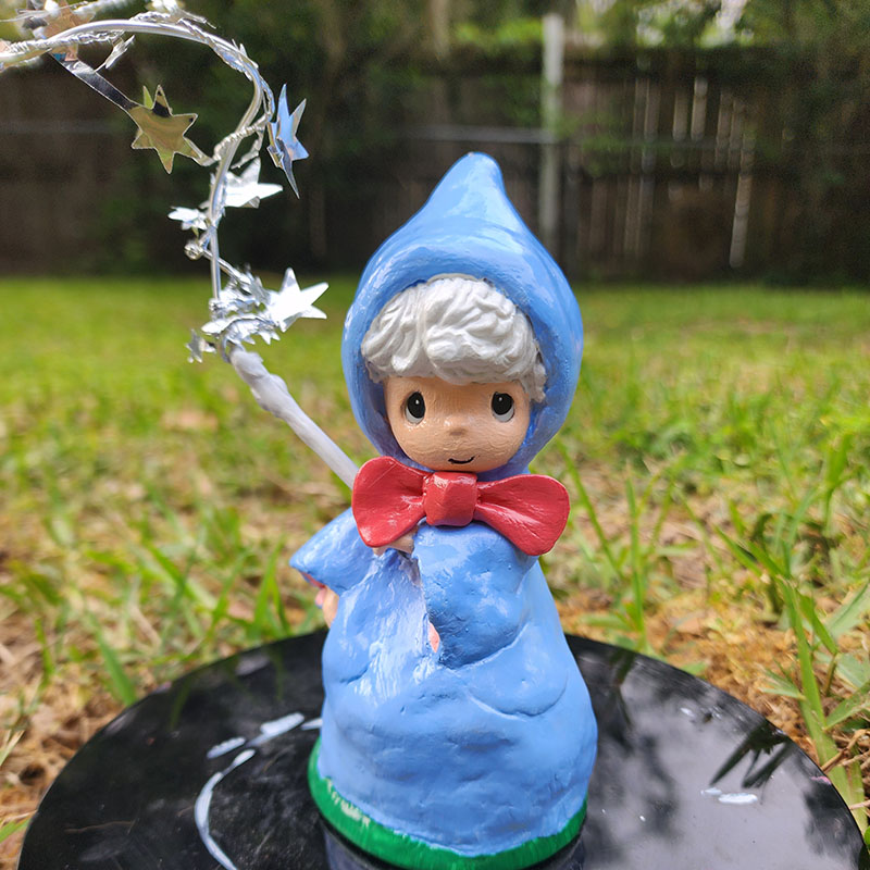 Redesigned Precious Moments Figure Godmother Cinderella