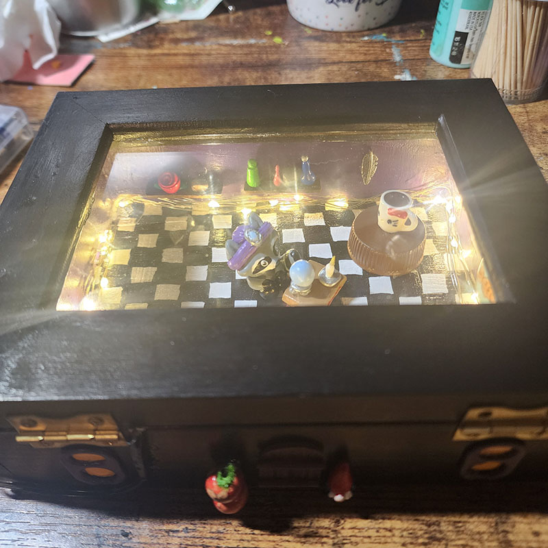 Upcycled/Repurposed Raccoon Clairvoyant Shop