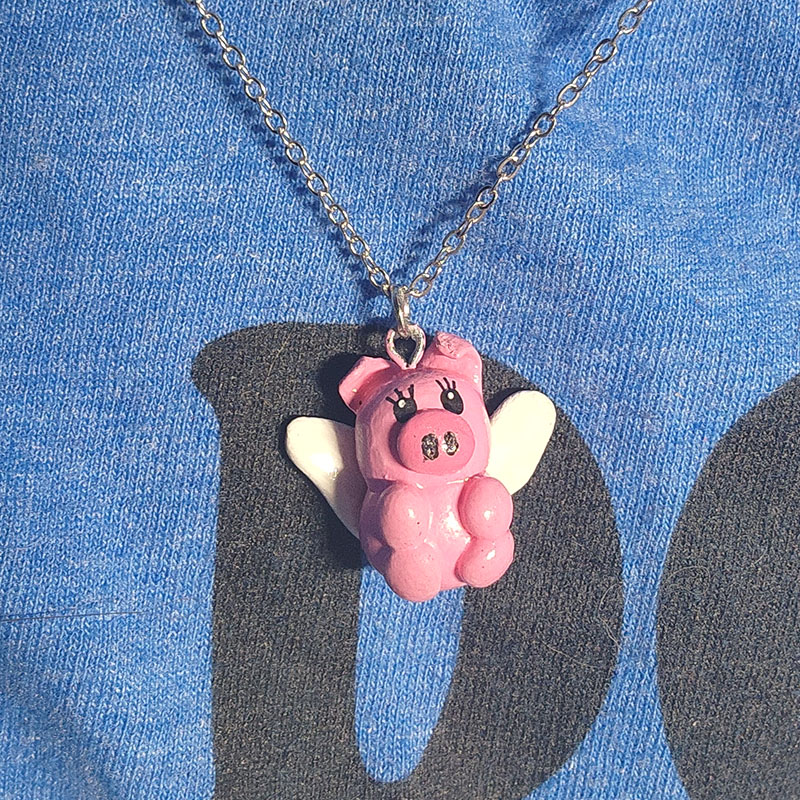 Flying Pig Pendant