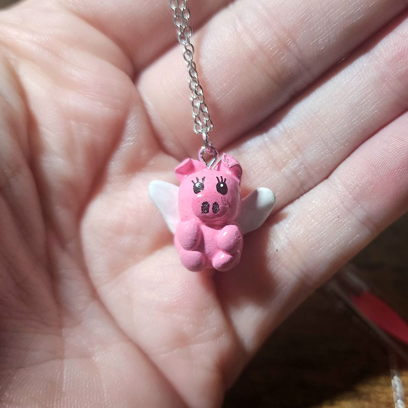 Flying Pig Pendant