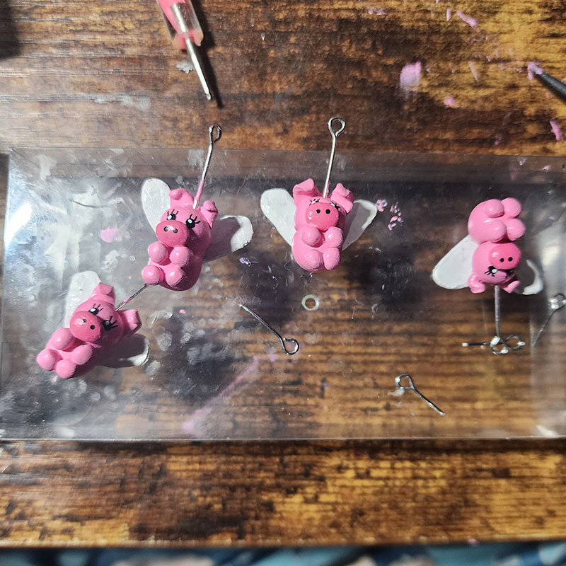 Flying Pig Pendants