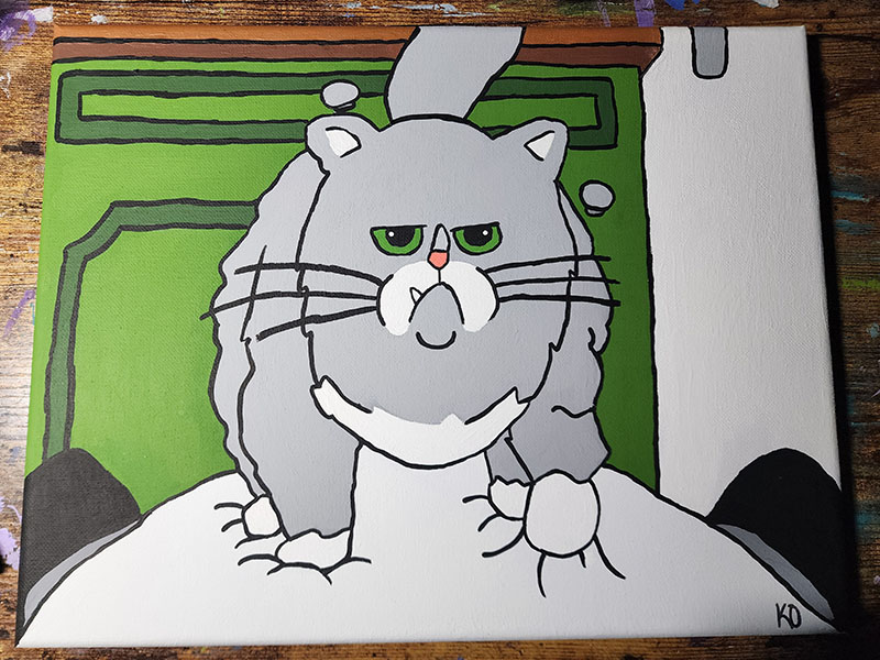 Mr. Business Standing on Bob – Bob’s Burgers Fan Art