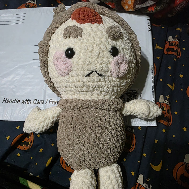 Mr. Buckwheat from Goblin/Guardian: The Lonely and Great God – Pattern by My ARTpetite