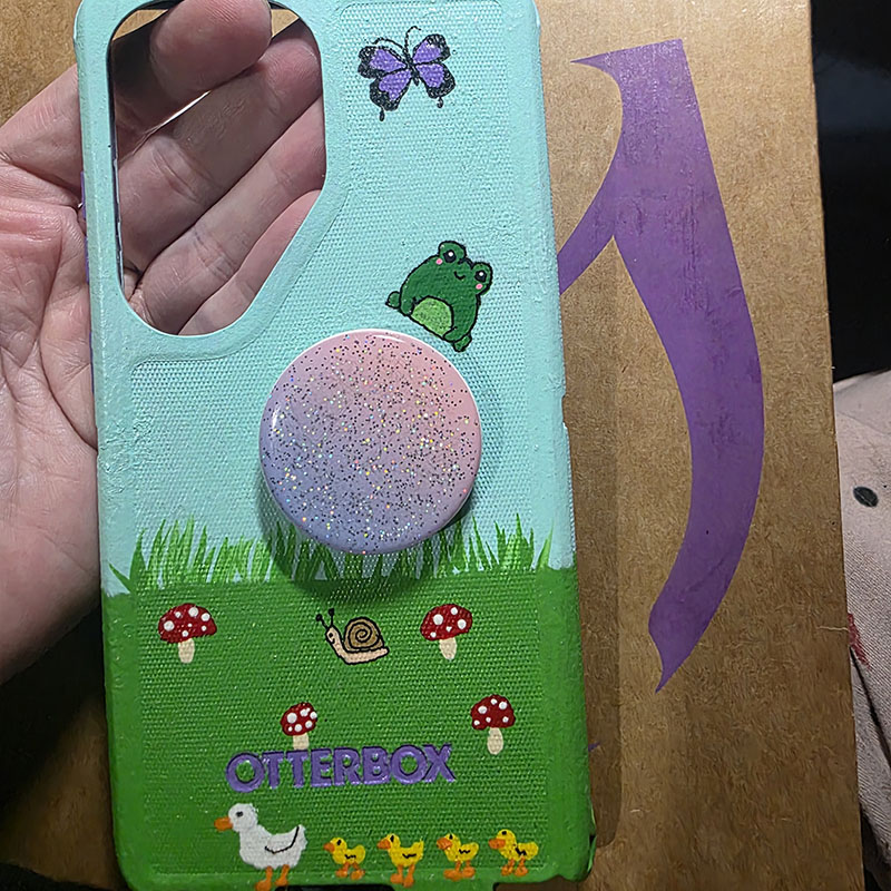 Painted Otterbox Phone Case