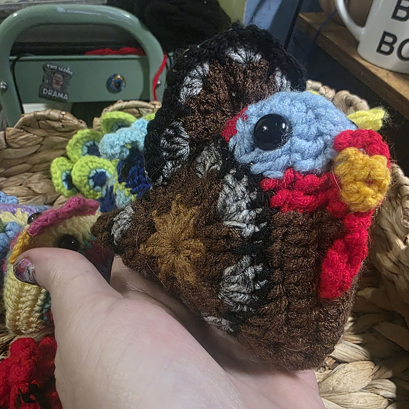 Turkey mod from Granny Square Chicken by Sweet Softies