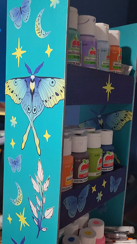 Dollar Tree Paint Tower DIY
