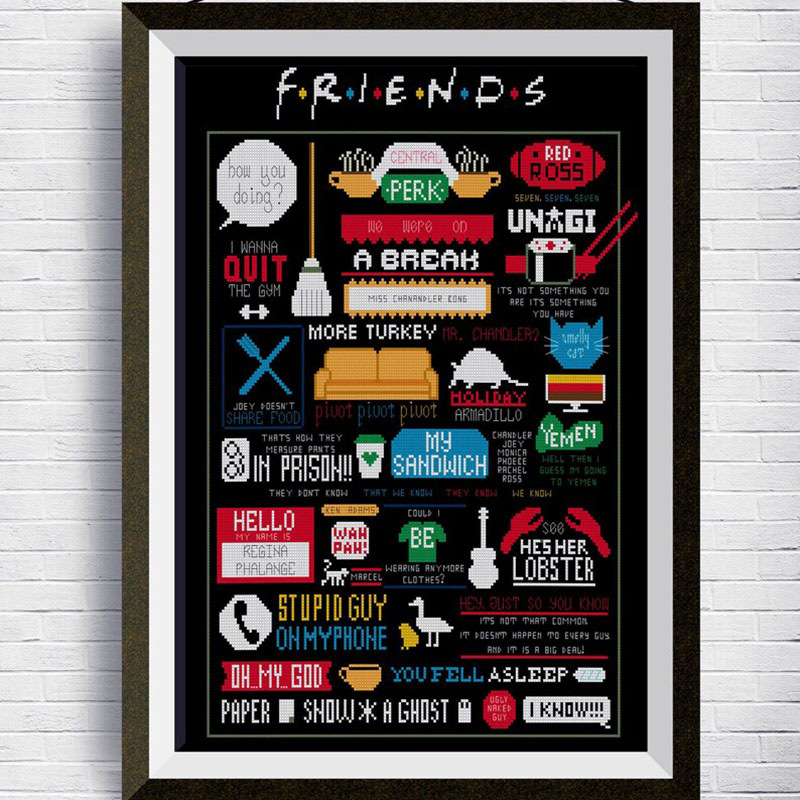 Friends Cross Stitch